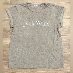 Gray Jack Wills Boyfriend T-Shirt